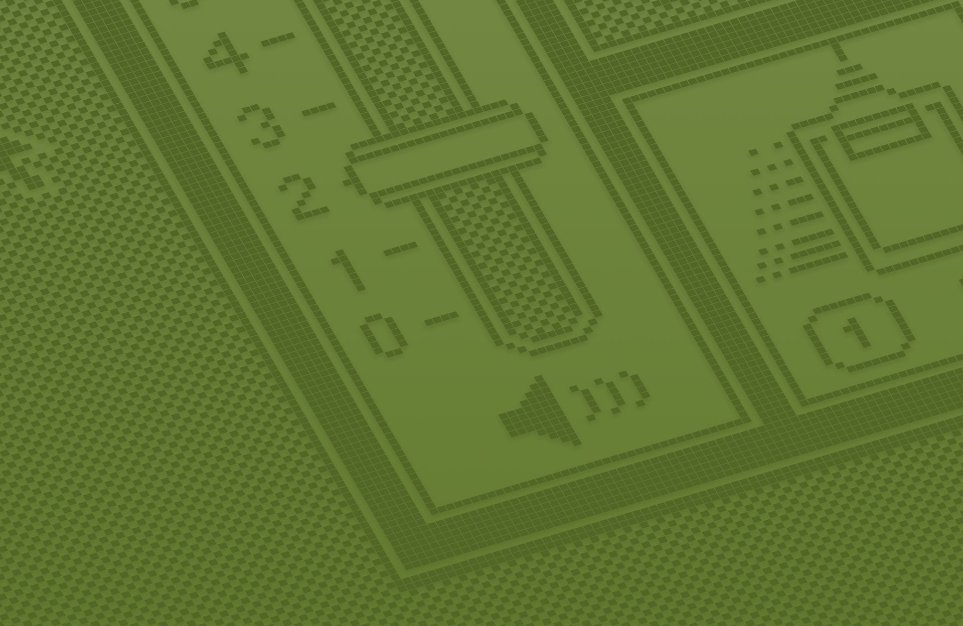 Screenshot of the retro pixel art MacOS Sequoia wallpaper